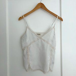 COPY - Zadig & Voltaire Cream Silk Lace Tank Top/Cami (Size S)